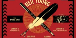 Neil Young Set List: 2014-01-19, Jack Singer Concert Hall, Calgary, Alberta, Canada.