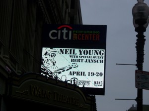 Bert Jansch Neil Young at Boston 2011