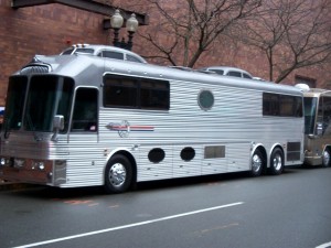 Neil Young tour bus