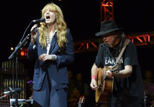 Flroence Welch & Neil at Grammys